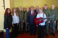 Накануне праздника День защитника Отечества состоялась встреча с военнослужащими воинской части города Магнитогорска