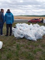 Собрали около 700 кг мусора